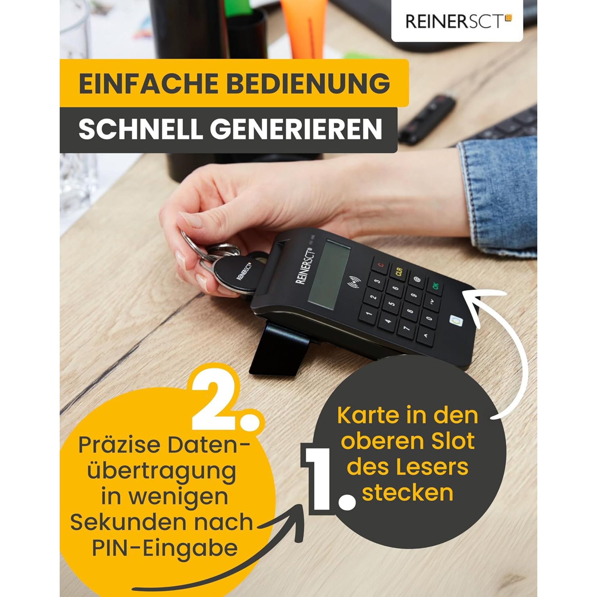 Personalausweisleser cyberJack® RFID komfort