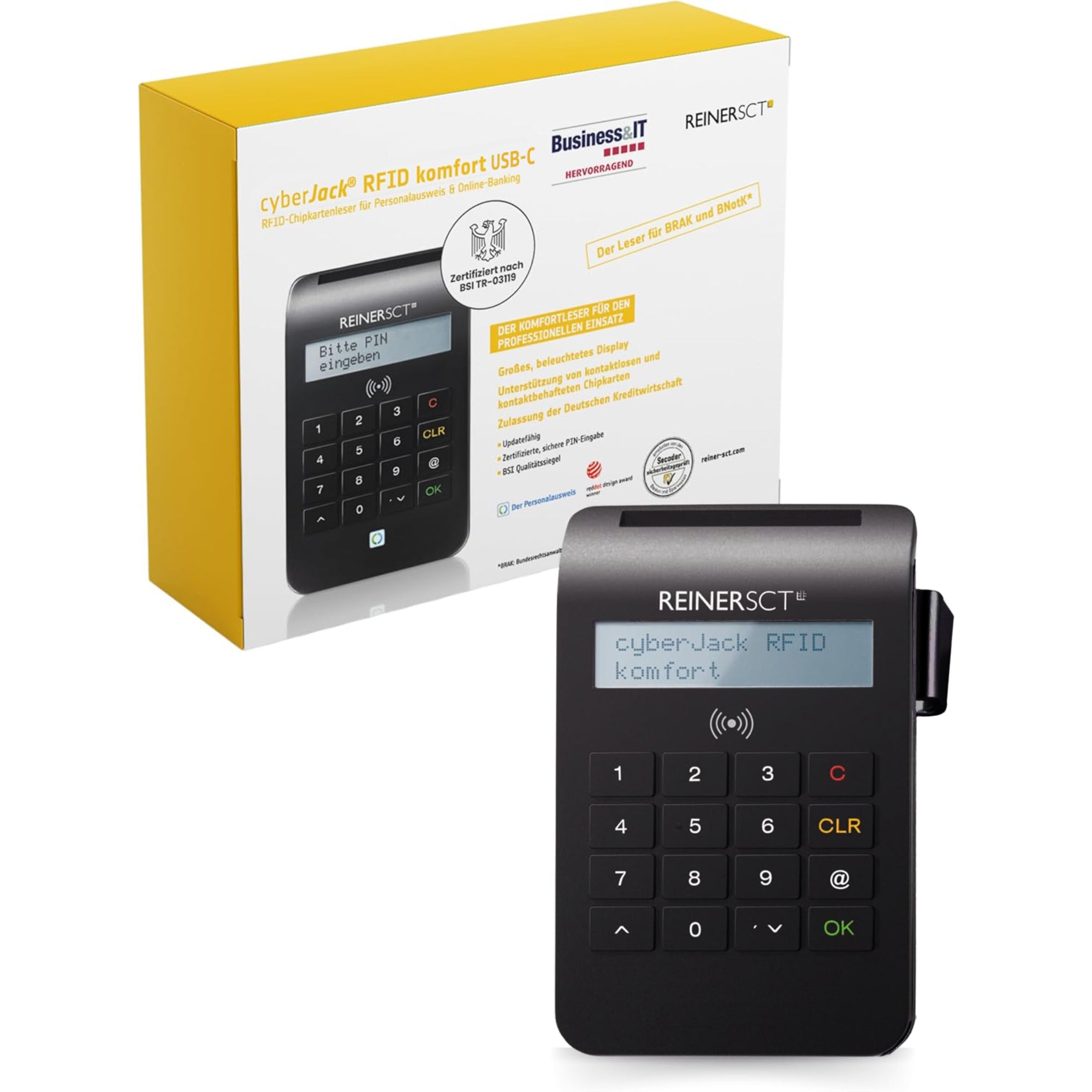 Personalausweisleser cyberJack® RFID komfort