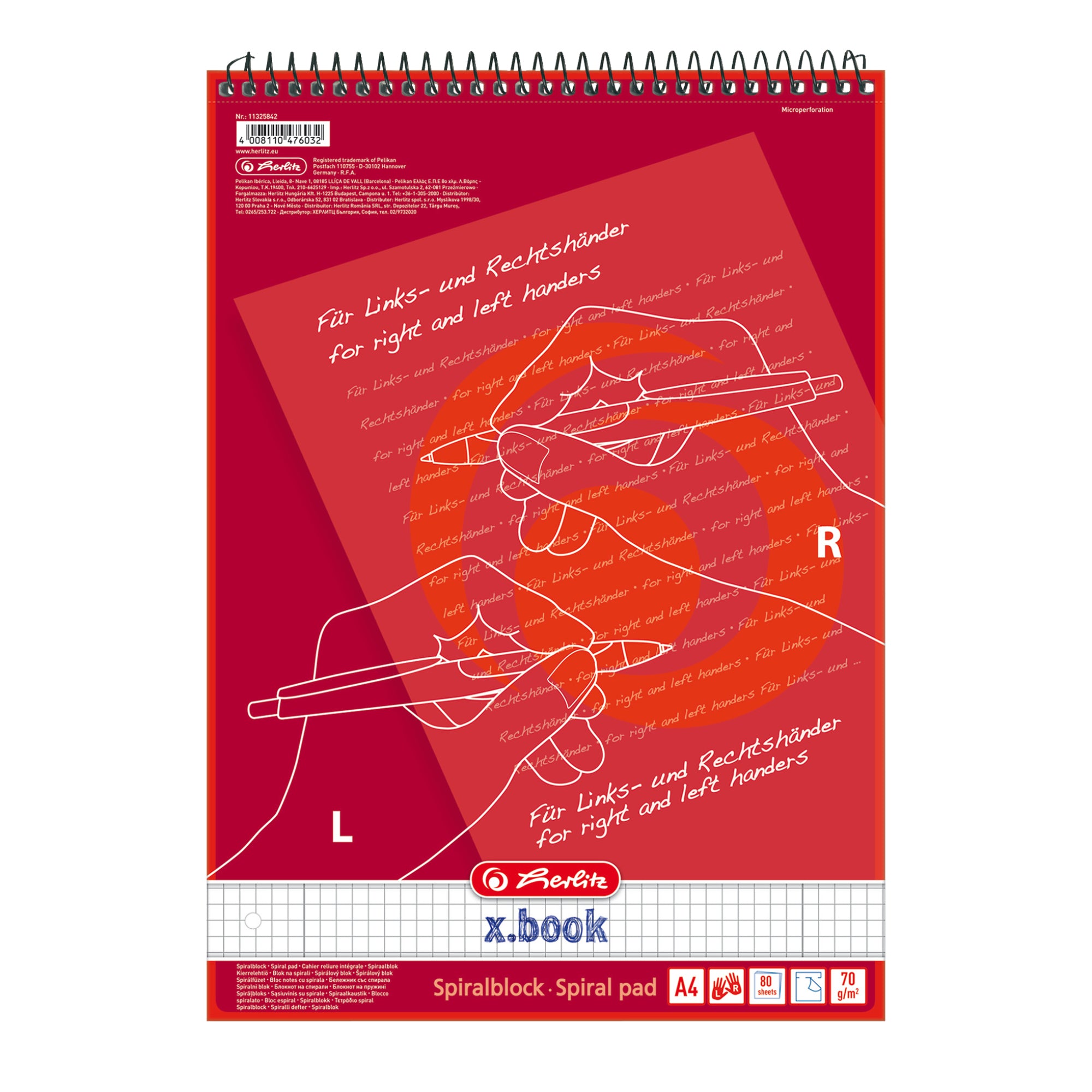 Herlitz Notizblock, DIN A4