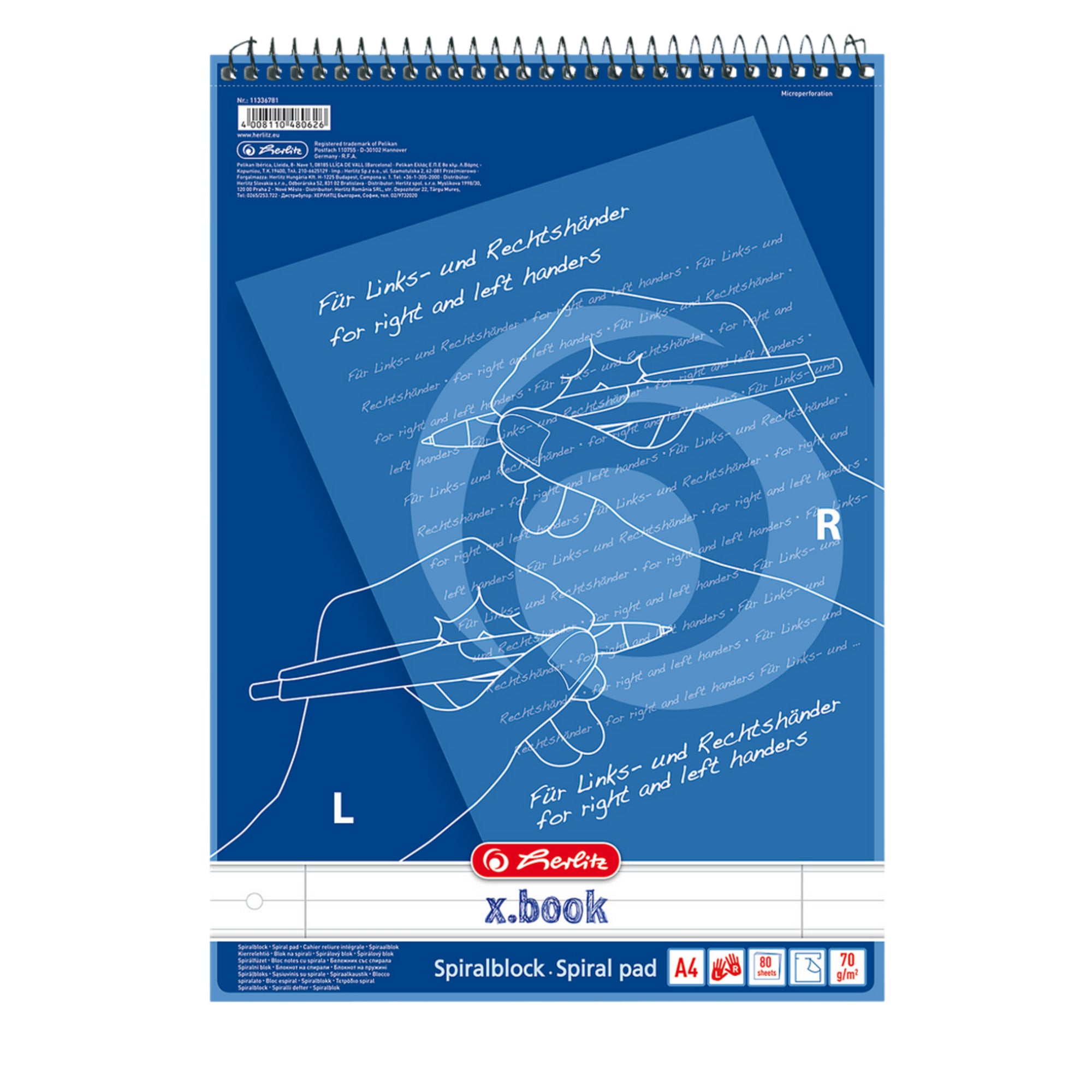 Herlitz Notizblock, DIN A4