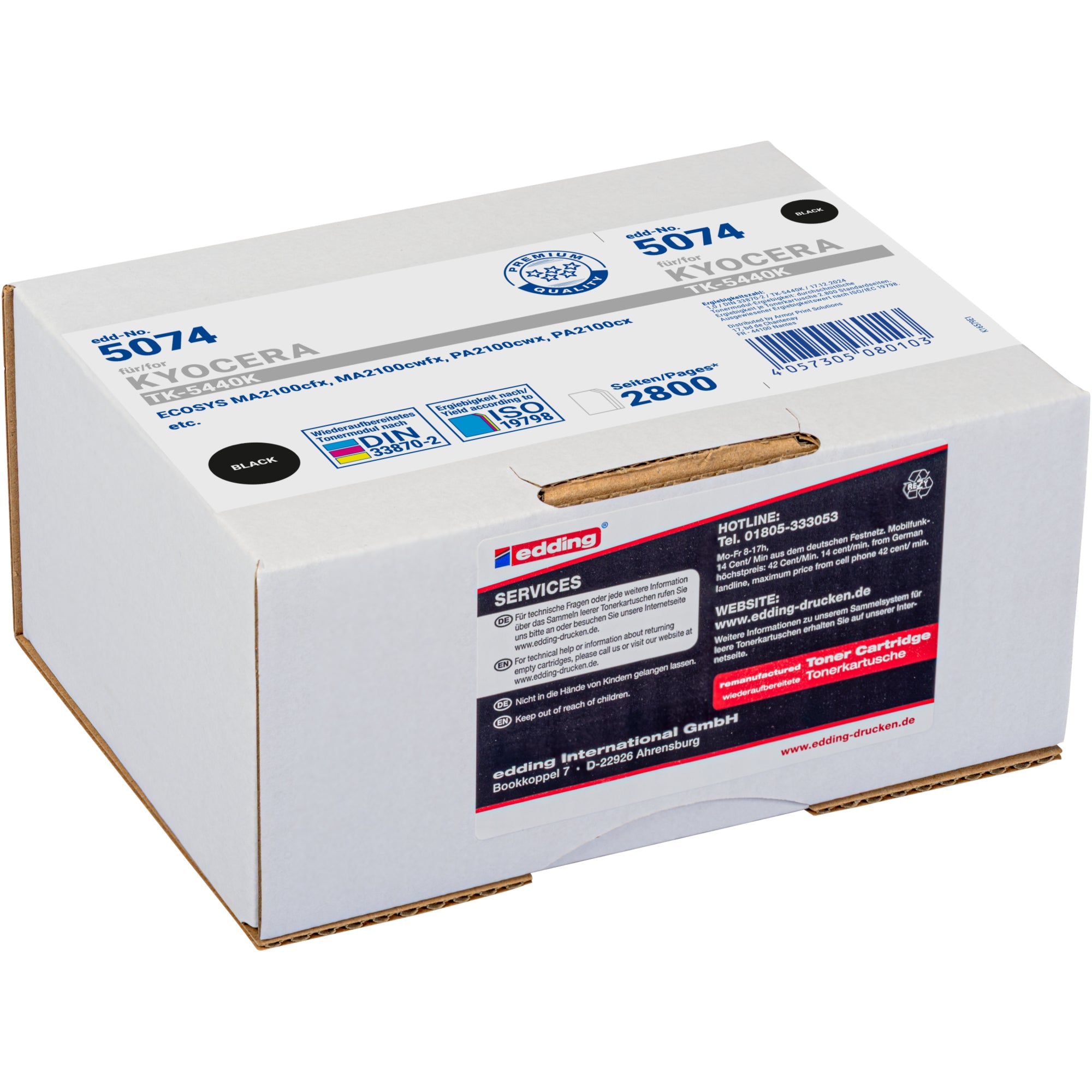 edding Toner, schwarz