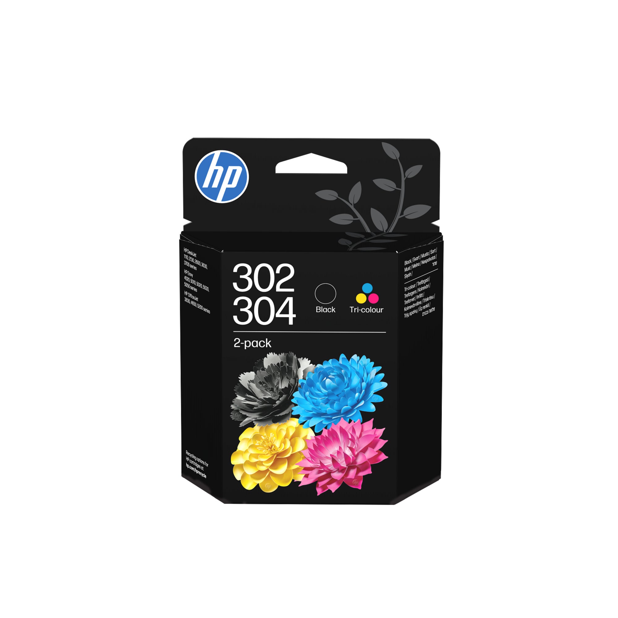 HP Tintenpatrone, schwarz, cyan/magenta/gelb