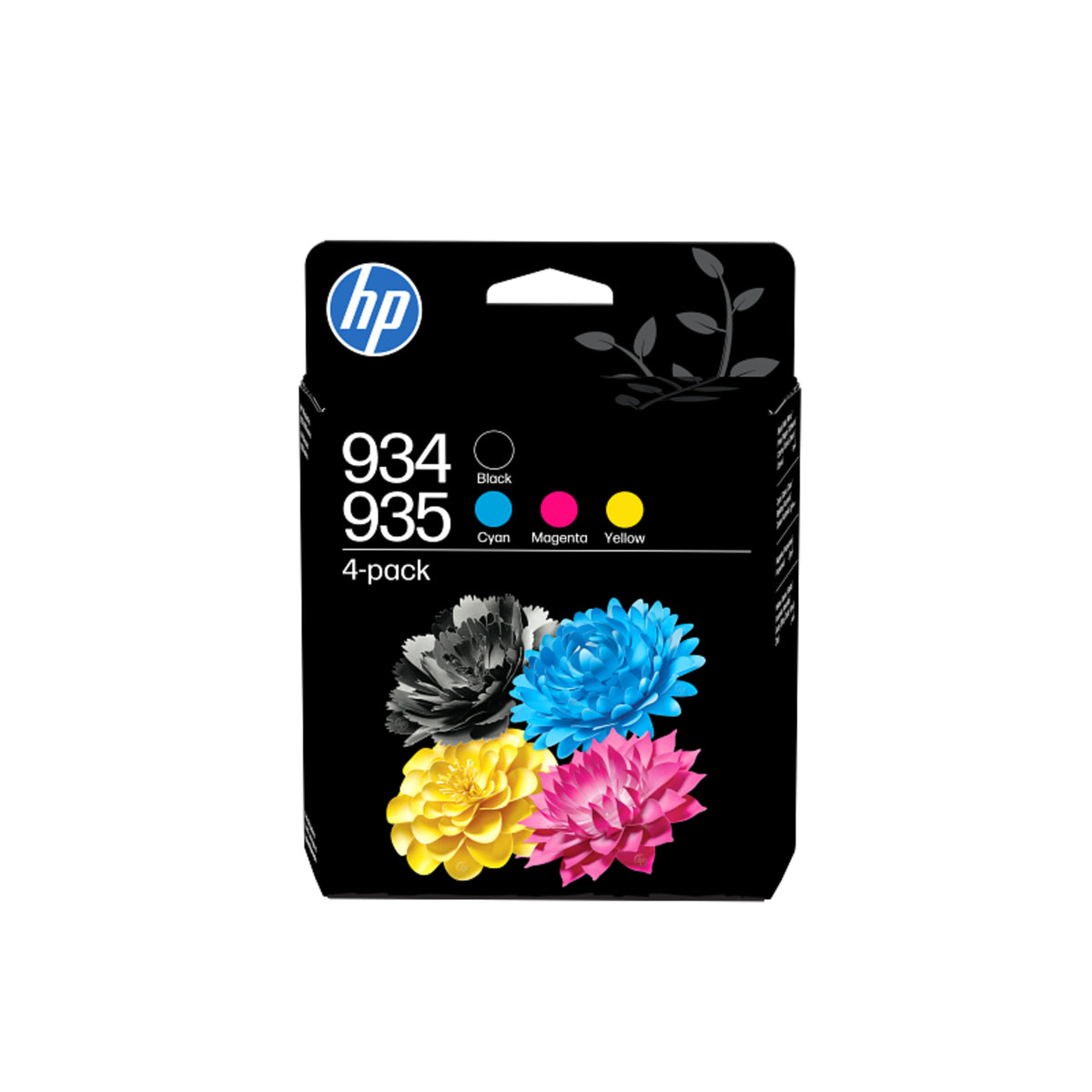 HP Tintenpatrone, schwarz, cyan, magenta, gelb