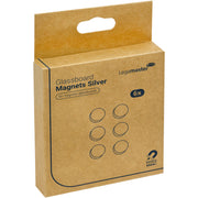 Legamaster Magnet für Glasboard 12mm silber 6St