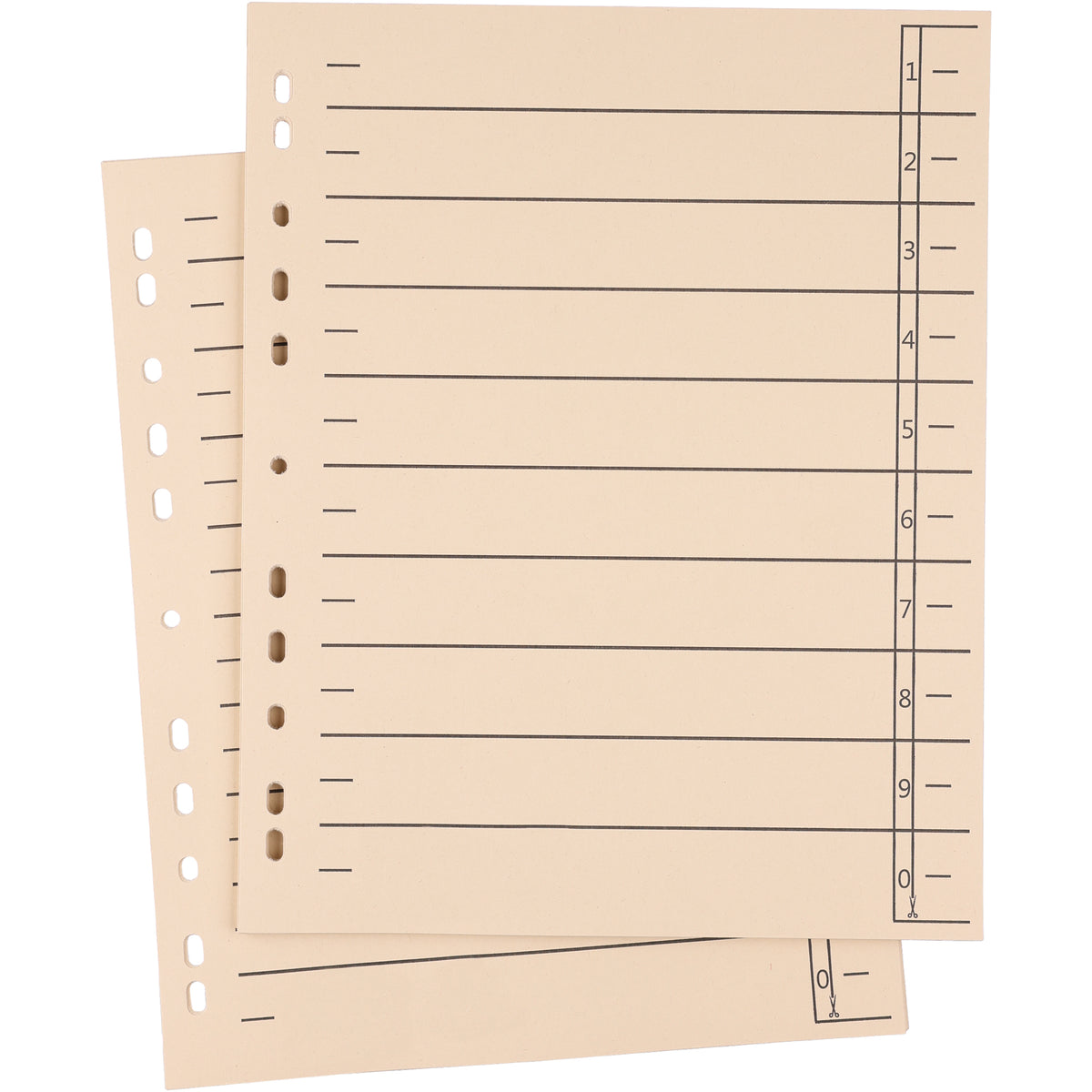 Soennecken Trennblatt A4 200g Karton ch 100St, DIN A4