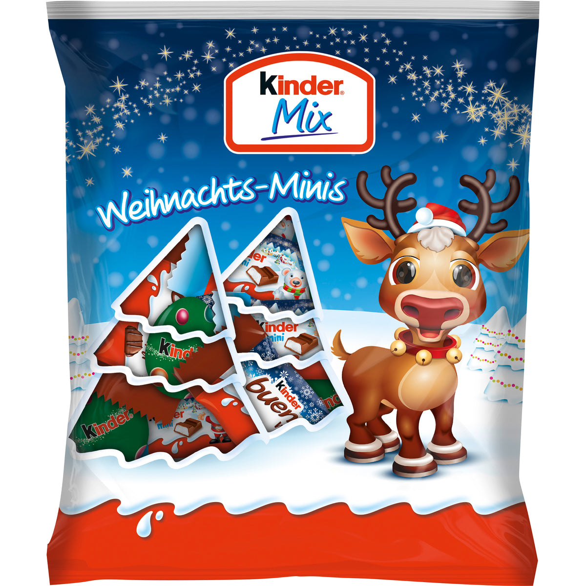 kinder Schokolade Mix Weihnachts Minis