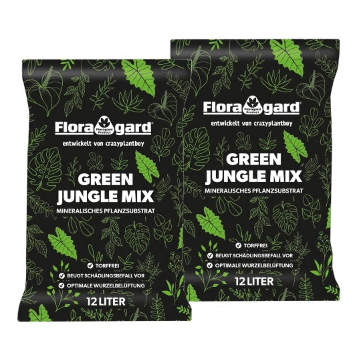 Floragard Pflanzensubstrat Green Jungle Mix