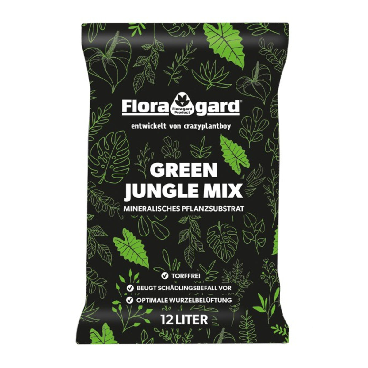 Floragard Pflanzensubstrat Green Jungle Mix