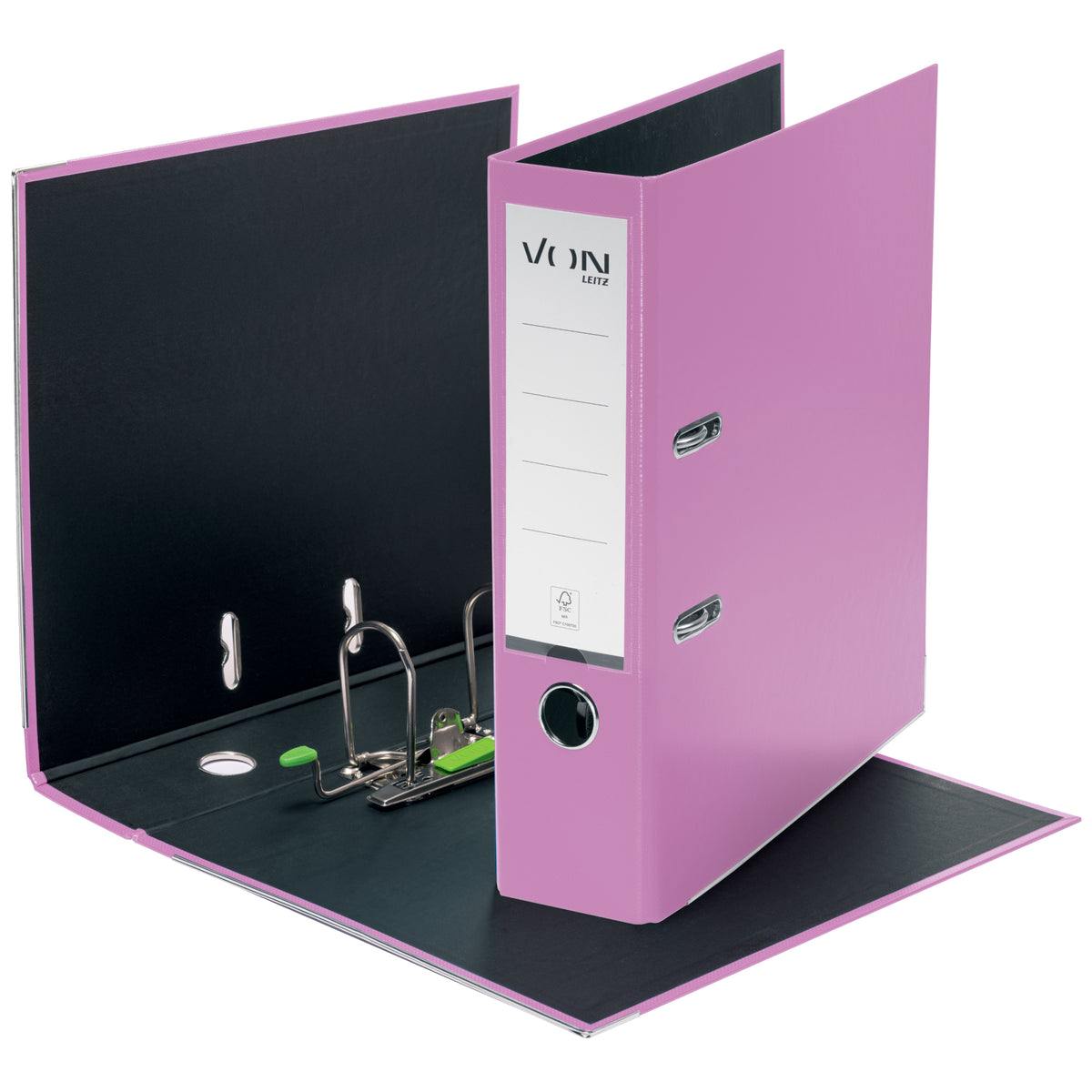 VON Ordner A4 PP 80mm violett, DIN A4