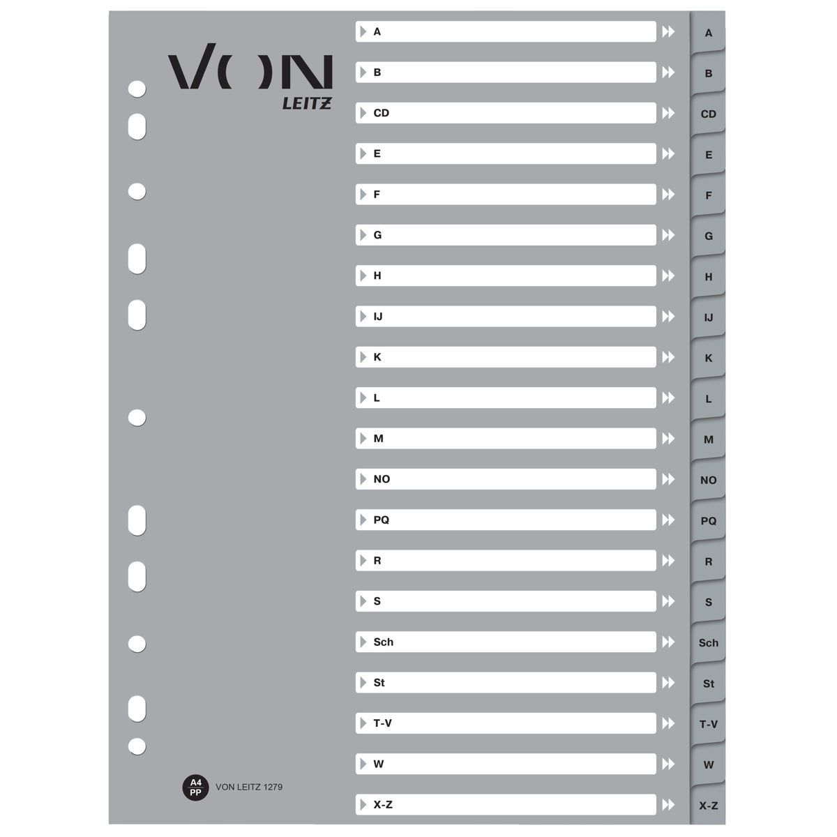 Leitz A-Z Register, DIN A4