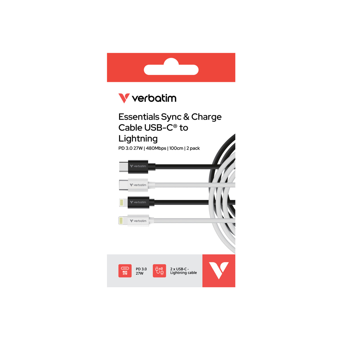 Verbatim USB-Kabel Essentials Sync & Charge