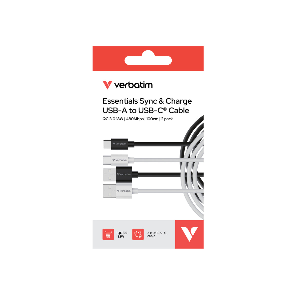 Verbatim USB-Kabel Essentials Sync & Charge