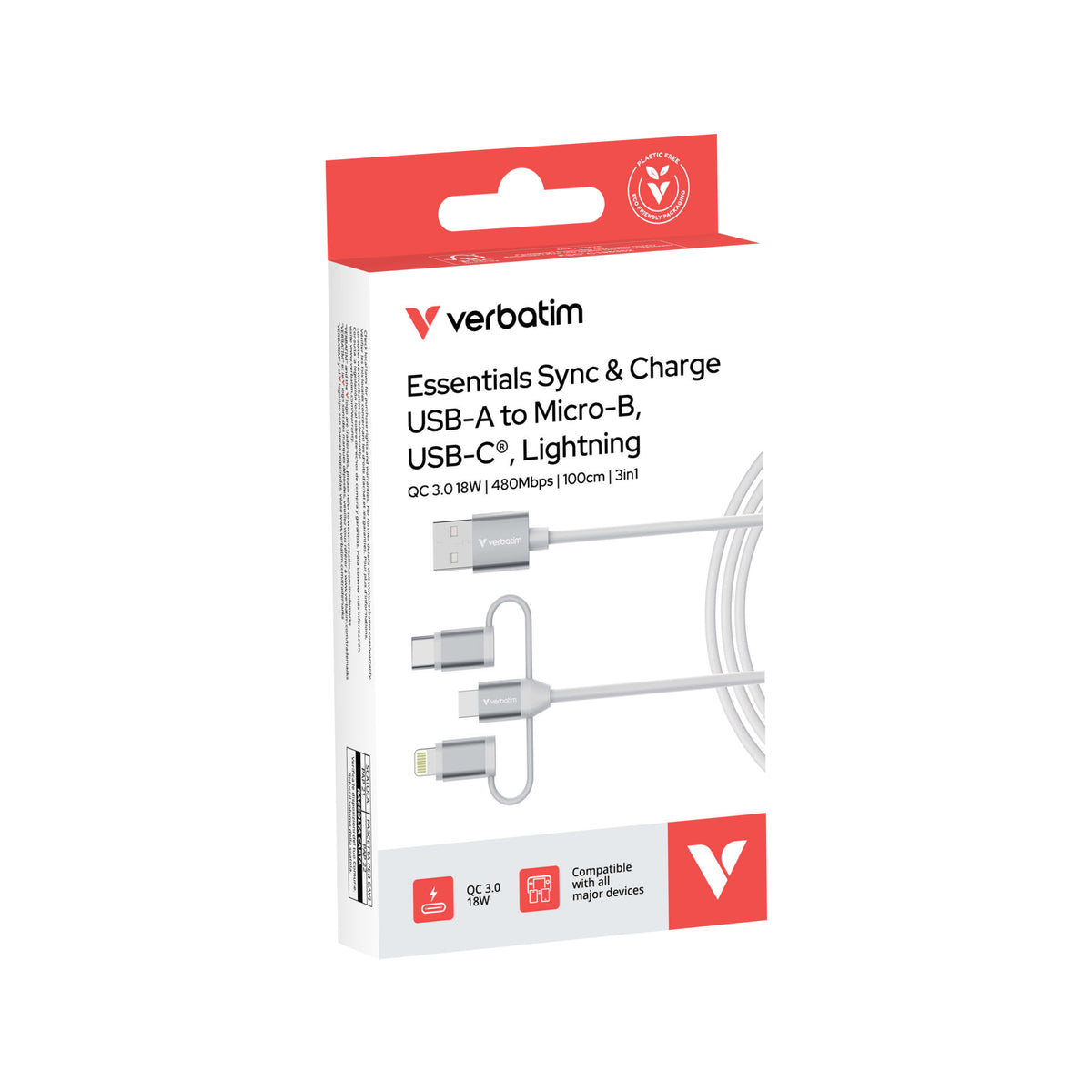 Verbatim USB-Kabel Essentials 3-in1