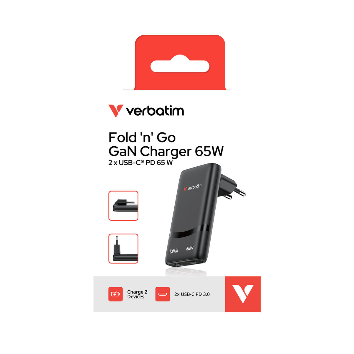 Verbatim Reisenetzteil Fold `n´ Go