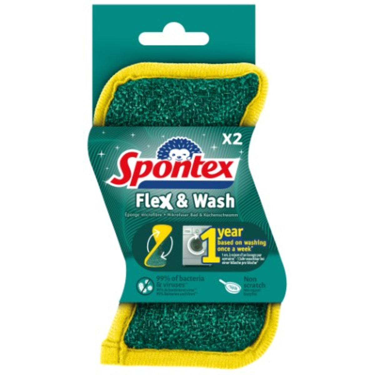 Spontex Reinigungsschwamm Flex & Wash