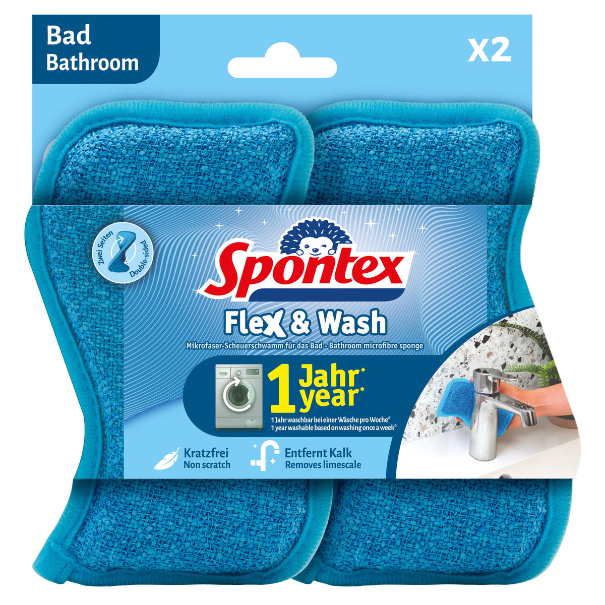 Spontex Reinigungsschwamm Flex & Wash Bad